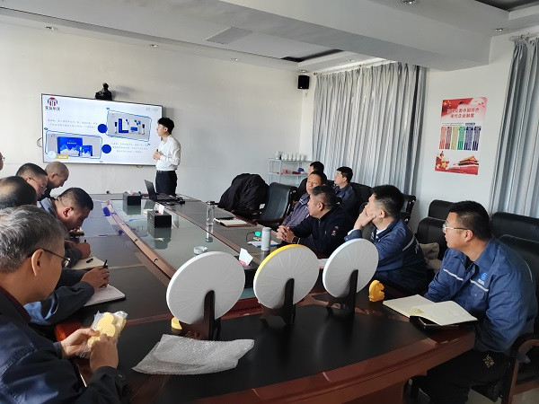 攜手發展，合作共贏，蒙鹽科技到額鹽公司宣講大青鹽益生菌系列產品